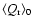 $\langle Q_{\rm r}\rangle_0$