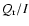 $Q_{\rm r}/I$