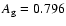 $A_{\rm g}=0.796$