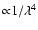${\propto}
1/\lambda^4$
