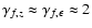 $\gamma_{f,z} \approx \gamma_{f,\epsilon} \approx 2$