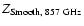 $Z_{{\rm Smooth},\;857~{\rm GHz}}$