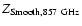 $Z_{{\rm Smooth}, 857~{\rm GHz}}$