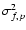 $\sigma^2_{f,p}$
