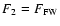 $F_2 = F_{{\rm FW}}$
