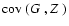 $\mbox{${\rm cov}$ }(\mbox{$G_{}$ },\mbox{$Z_{}$ })$