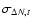$\sigma_{\Delta N,t}$