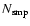 $N_{{\rm smp}}$