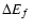 $\Delta \mbox{$E_f$ }$