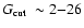 $\mbox{$G_{{\rm cut}}$ }\sim 2{-}26$