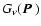 $G_\nu(\mbox{$\vec{P}$ })$