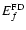 $E_f^{{\rm FD}}$