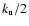 $k_{\rm u} / 2 $