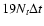$19 N_t\Delta t$