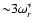 ${\sim} 3 \omega_r^*$