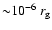 ${\sim} 10^{-6}\:r_{\rm g}$
