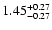 $\rm 1.45^{+0.27}_{-0.27}$