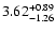 $\rm 3.62^{+0.89}_{-1.26}$