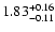 $\rm 1.83^{+0.16}_{-0.11}$