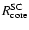 $R^{\rm SC}_{\rm core}$
