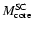 $M^{\rm SC}_{\rm core}$