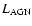 $L_{\rm AGN}$