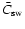 $\bar C_{\rm sw}$
