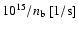 $10^{15}/n_{\rm b}~[1/{\rm s}]$