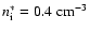 $n_{\rm i}^\ast = 0.4~\rm{cm^{-3}}$