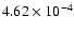 $4.62\times 10^{-4}$