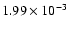 $1.99\times 10^{-3}$