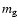 $m_{\rm g}$