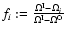 $f_{i}:=\frac{\Omega ^{{\rm I}}-\Omega
_{i}}{\Omega ^{{\rm I}}-\Omega ^{{\rm O}}}$