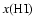 $x({\rm HI})$
