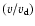$(v/v_{\rm d})$