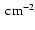 \ensuremath{~ \ensuremath{{\rm cm^{-2}}}}