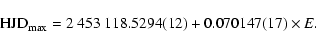 \begin{displaymath}{\rm HJD}_{\rm max} = 2~453~118.5294(12) + 0.070147(17) \times E.
\end{displaymath}