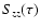 $S_{zz}(\tau )$