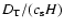 $D_{\rm T}/(c_{\rm s} H)$