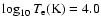 $\log_{10} T_{\rm e}({\rm K}) = 4.0$