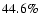 $44.6\%$
