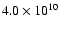 $4.0\times{10^{10}}$