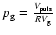 $p_{\rm
g}=\frac{V_{\rm puls}}{RV_{\rm {g}}}$