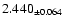 $2.440_{\pm0.064}$