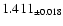 $1.411_{\pm0.018}$