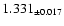 $1.331_{\pm0.017}$