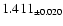 $1.411_{\pm0.020}$