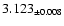 $3.123_{\pm 0.008}$