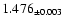 $1.476_{\pm0.003}$