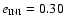 $e_{{\rm INI}}=0.30$